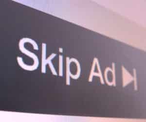 skip ad text